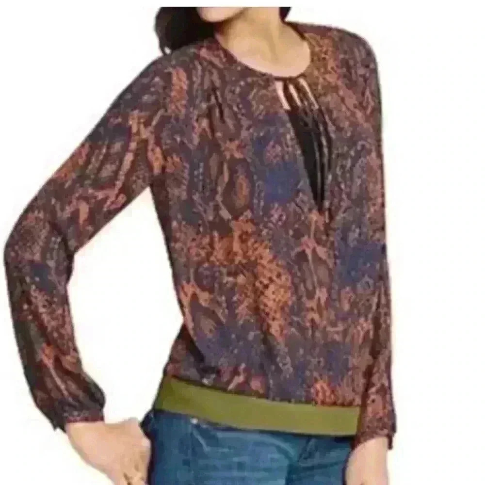 Cabi snake skin blouse - Picture 2 of 3